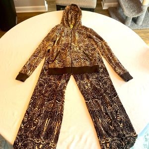 Juicy Couture Paisley Velour Tracksuit
